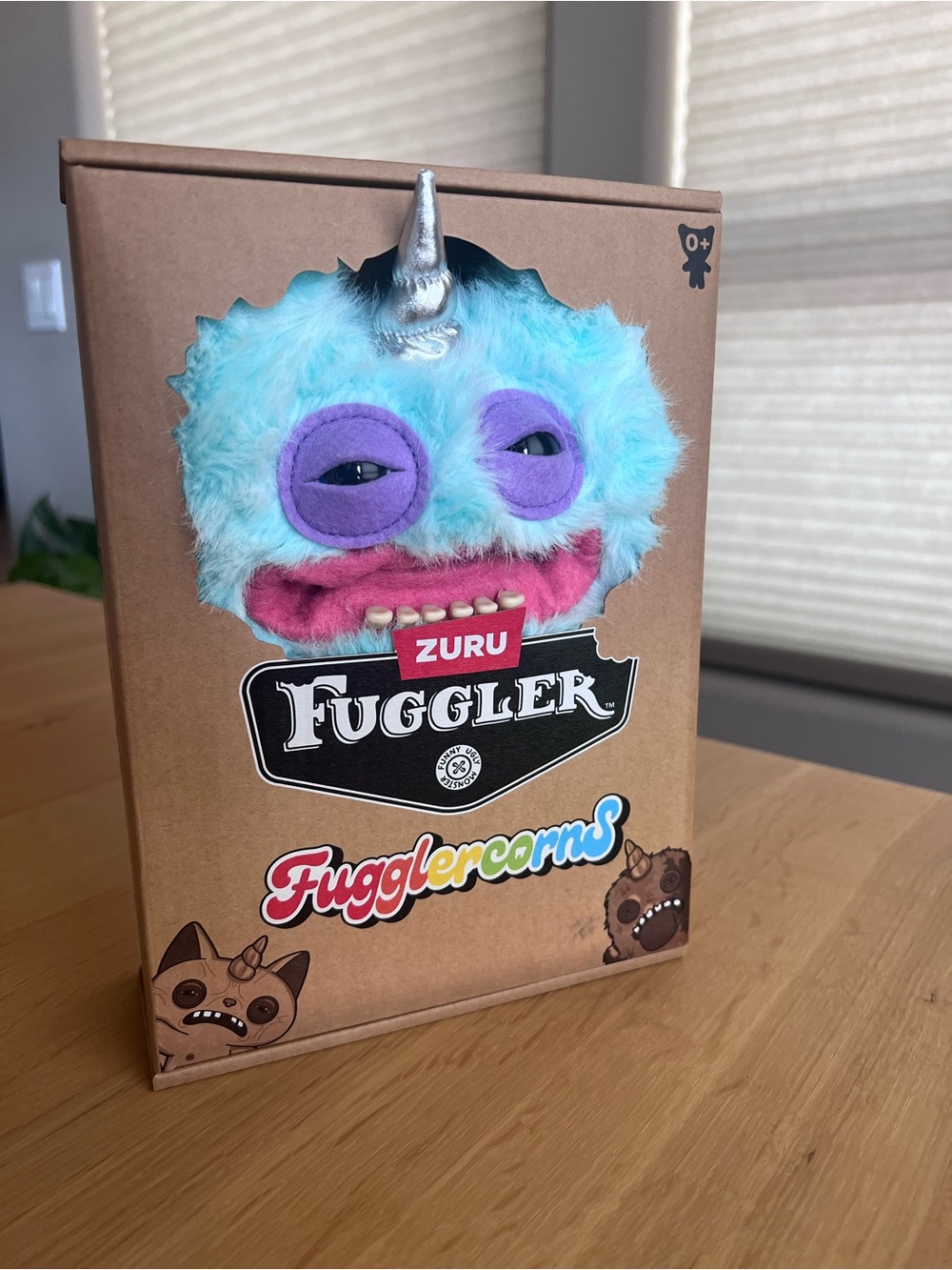 BRAND NEW Fuggler Fugglercorns Plush Monster - Blue/Purple